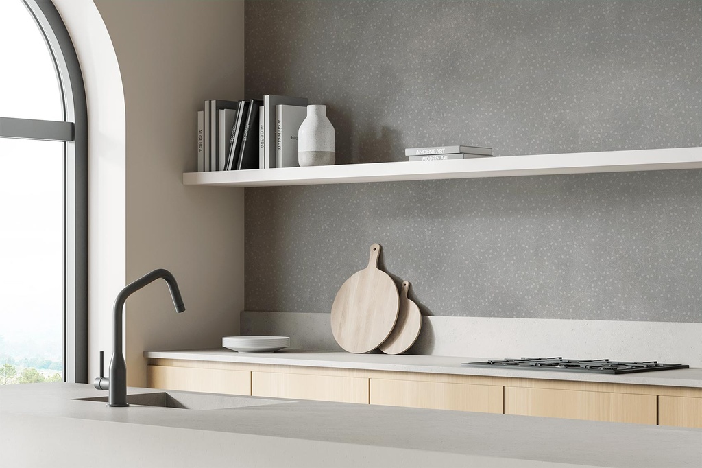 [MAT-ARKLAM-GARLAND-GREY-1200-X-2800-6MM] Feinsteinzeug — Garland Grey 1200 x 2800 - 6mm