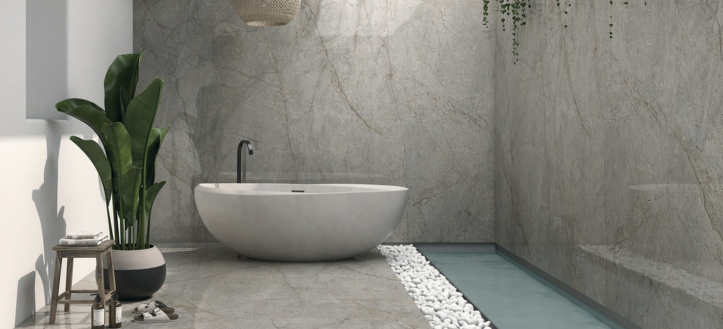 Feinsteinzeug — Mystic Grey Polished 1200 x 3000 - 6mm