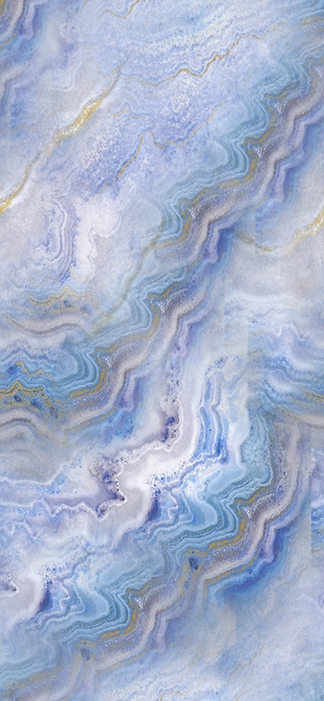 Feinsteinzeug — Onix Turquoise Decor Polished 1200 x 2600 - 6mm