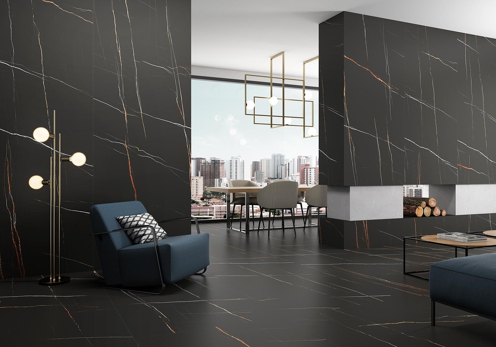 [MAT-ARKLAM-SAHARA-NOIR-SILK-1000-X-3000-6MM] Porcelain — Sahara Noir Silk 1000 x 3000 - 6mm