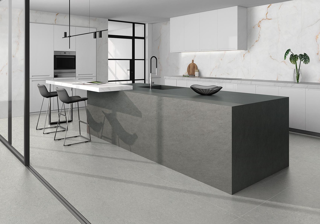 [MAT-ARKLAM-BASALT-GREY-SILK-1600-X-3200-12MM] Feinsteinzeug — Basalt Grey Silk 1600 x 3200 - 12mm
