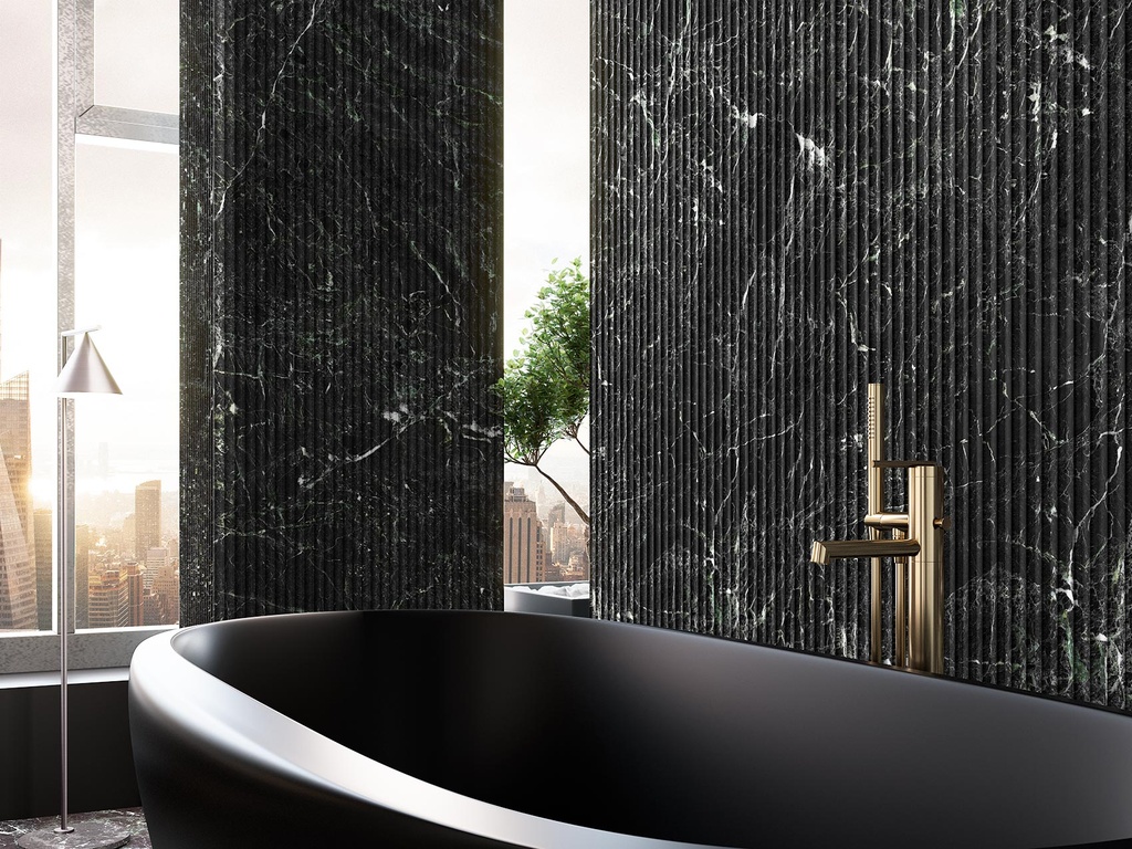 Porcelaine — Caviar Green Decor 1200 x 3000 - 6mm