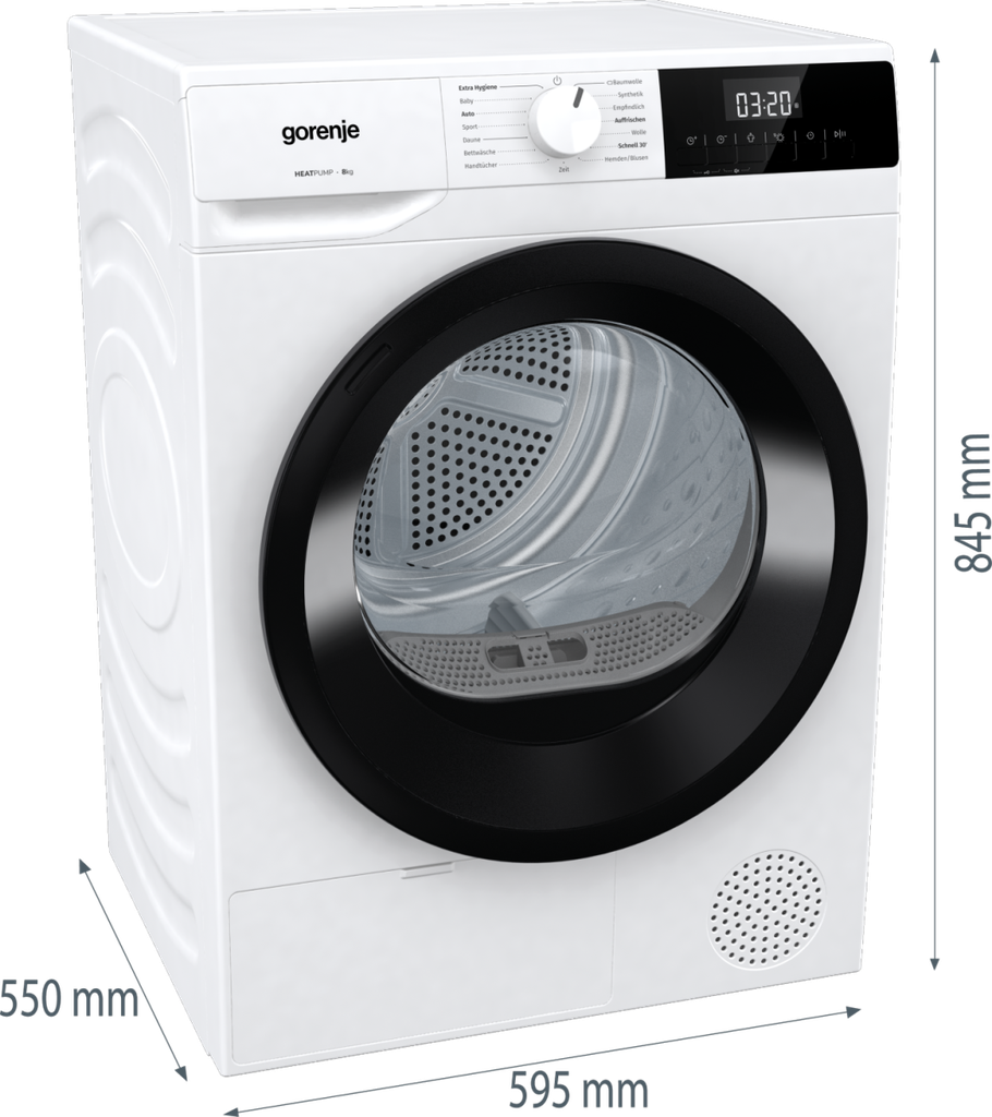 [GORENJE-WAVEDHNE82] WÄSCHETROCKNER DHLE802U WaveDHNE82 GOR